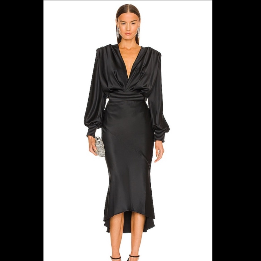 Zhivago Betsy Midi Dress Black - NWOT